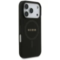 Etui Guess Saffiano Classic Logo MagSafe na iPhone 17 Pro - czarne
