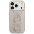 Etui Guess 4G Stripe MagSafe na iPhone 17 Pro - różowe