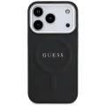 Etui Guess Classic Logo MagSafe na iPhone 17 Pro - czarne