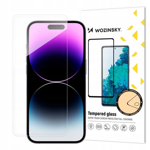 SZKŁO HARTOWANE 9H WOZINSKY TEMPERED GLASS DO IPHONE 15 PRO