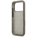 Etui Guess Silicone Big 4G Script na iPhone 17 Pro - brązowe