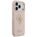 Etui Guess Silicone Big 4G Script na iPhone 17 Pro - różowe