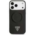 Etui Guess Triangle Logo MagSafe na iPhone 17 Pro - czarne