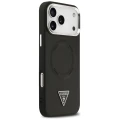 Etui Guess Triangle Logo MagSafe na iPhone 17 Pro - czarne
