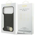 Etui Guess Triangle Logo MagSafe na iPhone 17 Pro - czarne