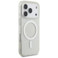 Etui Guess IML Glitter Pearl Strap MagSafe do iPhone 17 Pro - przezroczyste