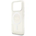 Etui Guess IML Glitter Pearl Strap MagSafe do iPhone 17 Pro - przezroczyste