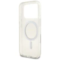 Etui Guess IML Glitter Pearl Strap MagSafe do iPhone 17 Pro - przezroczyste