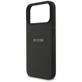 Etui Guess Grained Ring MagSafe do iPhone 17 Pro Max - czarne
