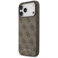 Etui Guess 4G Classic na iPhone 17 Pro Max - brązowe