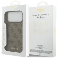 Etui Guess 4G Classic na iPhone 17 Pro Max - brązowe