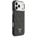 Etui Guess 4G Triangle Logo MagSafe na iPhone 17 Pro Max - czarne