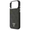 Etui Guess 4G Triangle Logo MagSafe na iPhone 17 Pro Max - czarne