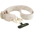 Etui Guess 4G Strass Logo & Big Strap Metal Buttons MagSafe na iPhone 17 Pro Max - różowe