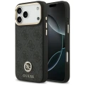 Etui Guess 4G Strass Logo MagSafe na iPhone 17 Pro Max - czarne