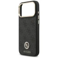 Etui Guess 4G Strass Logo MagSafe na iPhone 17 Pro Max - czarne