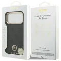 Etui Guess 4G Strass Logo MagSafe na iPhone 17 Pro Max - czarne
