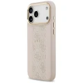 Etui Guess 4G Stripe MagSafe na iPhone 17 Pro Max - różowe
