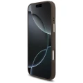 Etui Guess 4G Triangle Logo MagSafe na iPhone 17 Pro Max - brązowo-złote