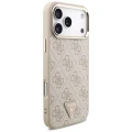 Etui Guess 4G Triangle Logo MagSafe na iPhone 17 Pro Max - różowo-złote