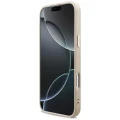 Etui Guess 4G Triangle Logo MagSafe na iPhone 17 Pro Max - różowo-złote