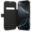 Etui Guess Book 4G Metal Logo na iPhone 17 Pro Max - brązowe