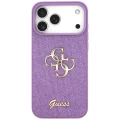 Etui Guess Fixed Glitter Big 4G na iPhone 17 Pro Max - fioletowe