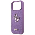 Etui Guess Fixed Glitter Big 4G na iPhone 17 Pro Max - fioletowe
