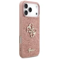Etui Guess Fixed Glitter Big 4G na iPhone 17 Pro Max - różowe