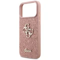 Etui Guess Fixed Glitter Big 4G na iPhone 17 Pro Max - różowe