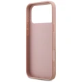 Etui Guess Fixed Glitter Big 4G na iPhone 17 Pro Max - różowe