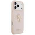 Etui Guess Grained Big 4G & Classic Logo na iPhone 17 Pro Max - różowe