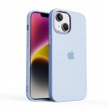 ETUI MATOWE Z RAMKĄ NA APARAT DO IPHONE 15 PLUS - PURPLE