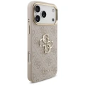 Etui Guess 4G Big 4G Classic Logo Big Strap Metal Buttons na iPhone 17 Pro Max - różowe