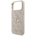 Etui Guess 4G Big 4G Classic Logo Big Strap Metal Buttons na iPhone 17 Pro Max - różowe