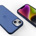 ETUI MATOWE Z RAMKĄ NA APARAT DO IPHONE 15 PLUS - BLUE