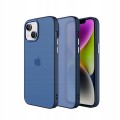ETUI MATOWE Z RAMKĄ NA APARAT DO IPHONE 15 PLUS - BLUE