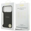 Etui Guess Classic Logo MagSafe na iPhone 17 Pro Max - czarne