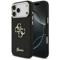 Etui Guess Fixed Glitter Big 4G Metal Frame na iPhone 17 Pro Max - czarne