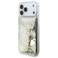 Etui Guess Liq. Glitter 4 Charms na iPhone 17 Pro Max - złote