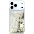 Etui Guess Liq. Glitter 4 Charms na iPhone 17 Pro Max - złote
