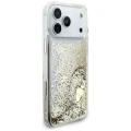Etui Guess Liq. Glitter 4 Charms na iPhone 17 Pro Max - złote