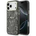 Etui Guess Python Pattern MagSafe na iPhone 17 Pro Max - czarne