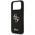 Etui Guess Silicone Big 4G Script na iPhone 17 Pro Max - czarne