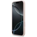 Etui Guess Silicone Big 4G Script na iPhone 17 Pro Max - różowe