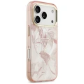Etui Guess Jungle Tonal Triangle MagSafe do iPhone 17 Pro Max - różowe