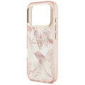 Etui Guess Jungle Tonal Triangle MagSafe do iPhone 17 Pro Max - różowe