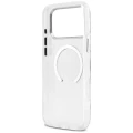 Etui Guess Metal Outline MagSafe do iPhone 17 Pro Max - srebrne