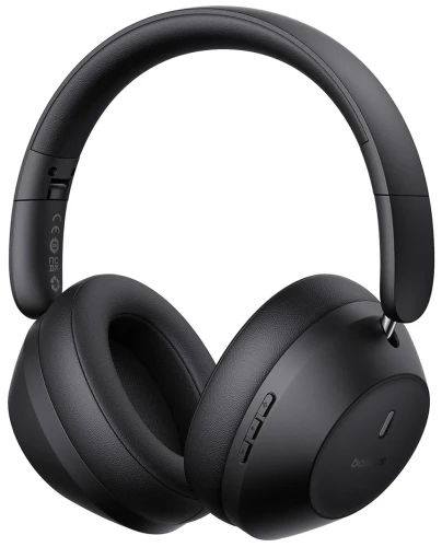 Słuchawki bezprzewodowe Baseus Bass 30 Max nauszne Bluetooth 5.3 - czarne