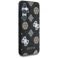Etui Guess 4G Printed Colored Peony Pattern MagSafe do Samsung Galaxy S25 czarny